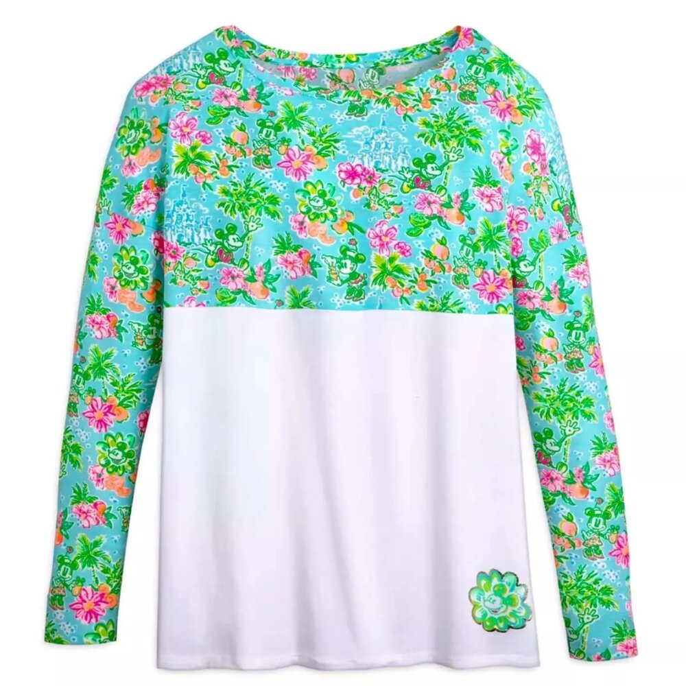 NEW LILLY PULITZER FINN LONG SLEEVE DISNEY TOP SIZES XS / S / M / L / XL / XXL